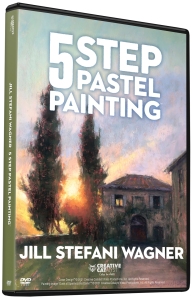 5 Step Pastel Painting video featuring artist Jill Stefani Wagner by Streamline Video. Available for purchase.